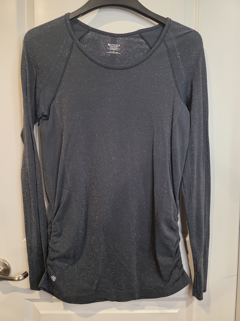 Athleta Speedlight Shine Long Sleeve Top